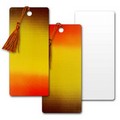 3D Lenticular PVC Bookmark - Yellow/Orange/Black Changing Colors (Blank)